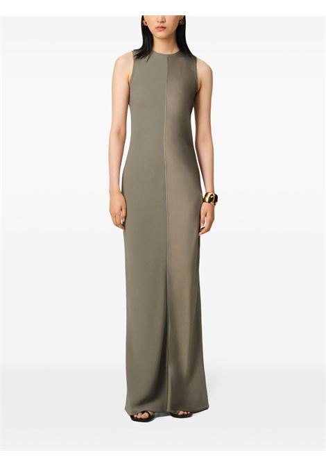 Grey two-tone long dress Ami paris - women AMI PARIS | FDR366AC00140952